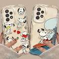 thumbnail image 2 of Iively-funda de Snoopy de dibujos animados para Samsung, cubierta de teléfono con aceite, 5G Wave, A55, A54, A53, A52, A35, A34, A33, A32, A25, A24, A23, 2 of 5