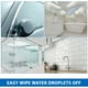thumbnail image 5 of 2 juegos de limpiacristales de plástico para ventanas, limpiador de azulejos domésticos, raspador de agua para espejos de baño y ventanas., 5 of 7