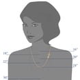 thumbnail image 3 of 14k Yellow Gold Rope Chain Necklace, 0.6mm, 20", 3 of 5