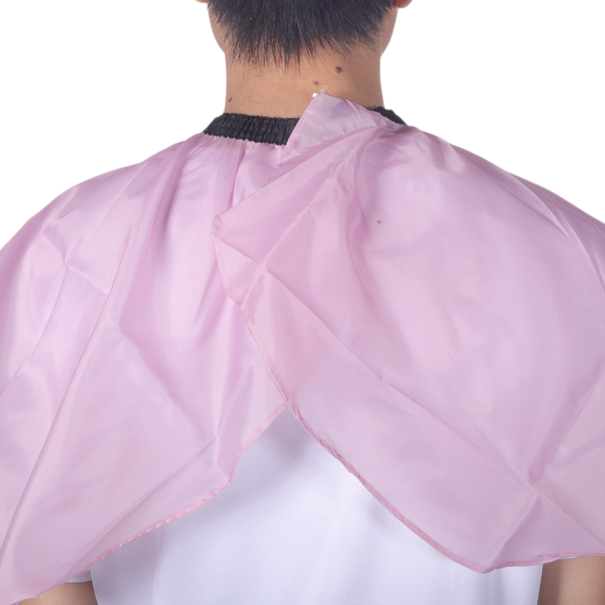 Unique Bargains Santa Hat Hair Cutting Barber Cape 1 Piece Pink 53.15"x33.07"