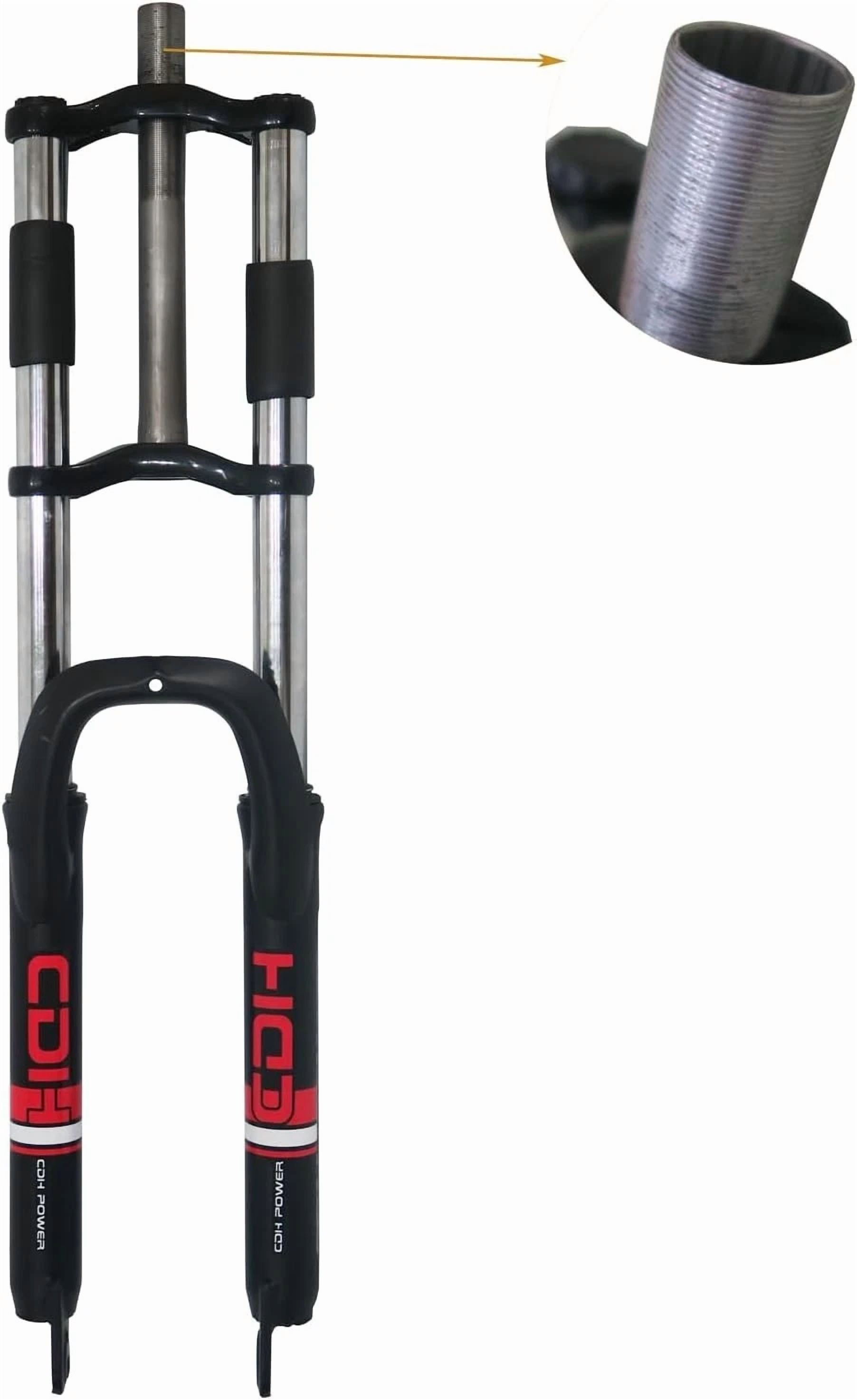 Bike Triple Tree Fork 1 Inch Threaded 30 Long 135mm Chrome