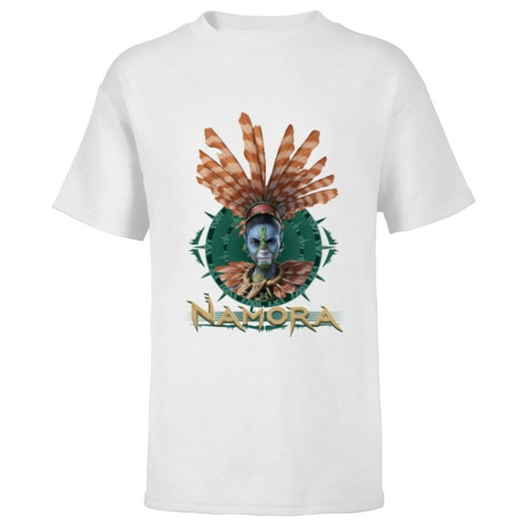 Marvel Black Panther: Wakanda Forever Namora Atlantis Face - Short Sleeve T-Shirt for Kids - Customized-White