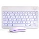 thumbnail image 1 of Innotech SC Combo de Teclado y Mouse Bluetooth Recargable, Retroiluminado en 7 Colores, Juego de Teclado de Mouse Inalámbrico Compacto Portátil Ultradelgado para Android, Windows, Tableta, Teléfono Celular, iPad y Superior, Blanco, 1 of 7