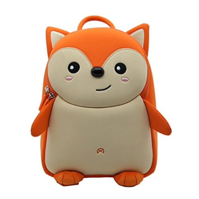 Backpack 11/" Puppy Dog Head w// Pencil Pouch Kids Baby Toddler Preschool Bag Tan