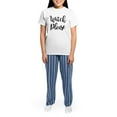 thumbnail image 4 of CafePress - Witch Please Women's Light Pajamas - Women's Short Sleeve Print T-Shirt and Pants Light Cotton Pajama Set, 4 of 7