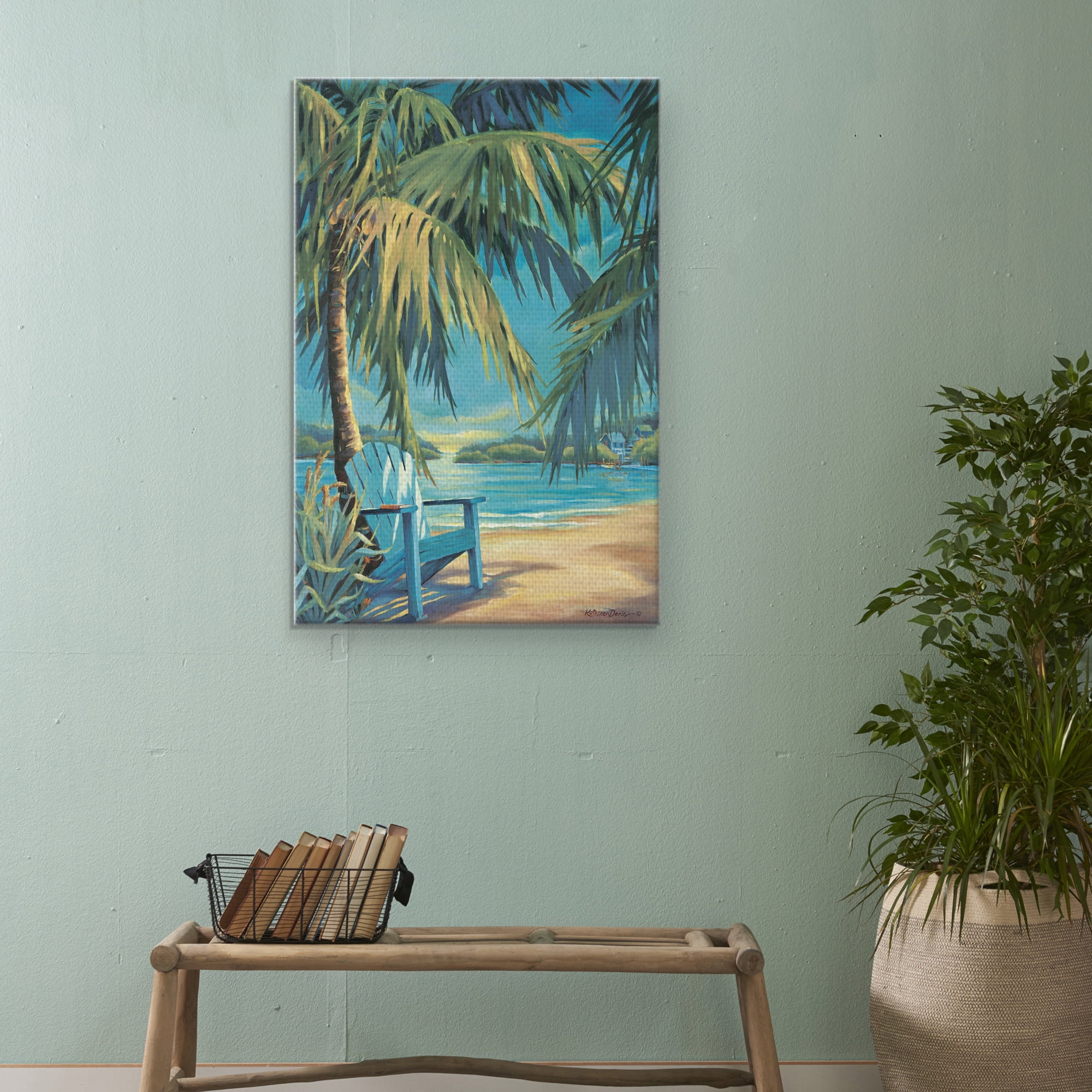 Masterpiece Art Gallery Hide Out Beach By Kathleen Denis Canvas Art Print 24" x 36"