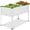 White, variant on Best Choice Products 48x24x30in Elevated Galvanized Metal Garden Bed w/ Corner Protectors - White