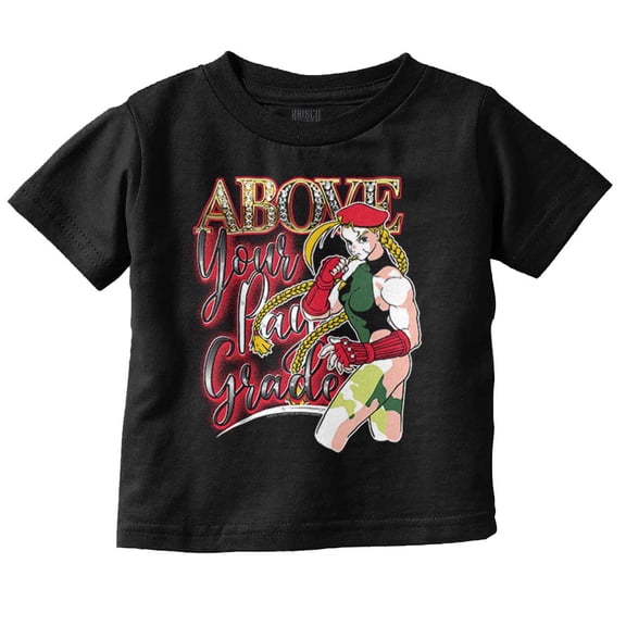 Street Fighter Above Your Pay Grade Toddler Kids Crew Neck Graphic T-Shirt Brisco Brands 6M