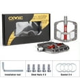 thumbnail image 7 of CXWXC Road/Mountain  Bike Pedals 3 Bearings 9/16” Aluminum Alloy Bicycle Pedals, 7 of 7