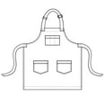 thumbnail image 5 of Chef Code Denim 3-Pocket Bib Apron with Adjustable Neck Strap, 34" Long, 5 of 5