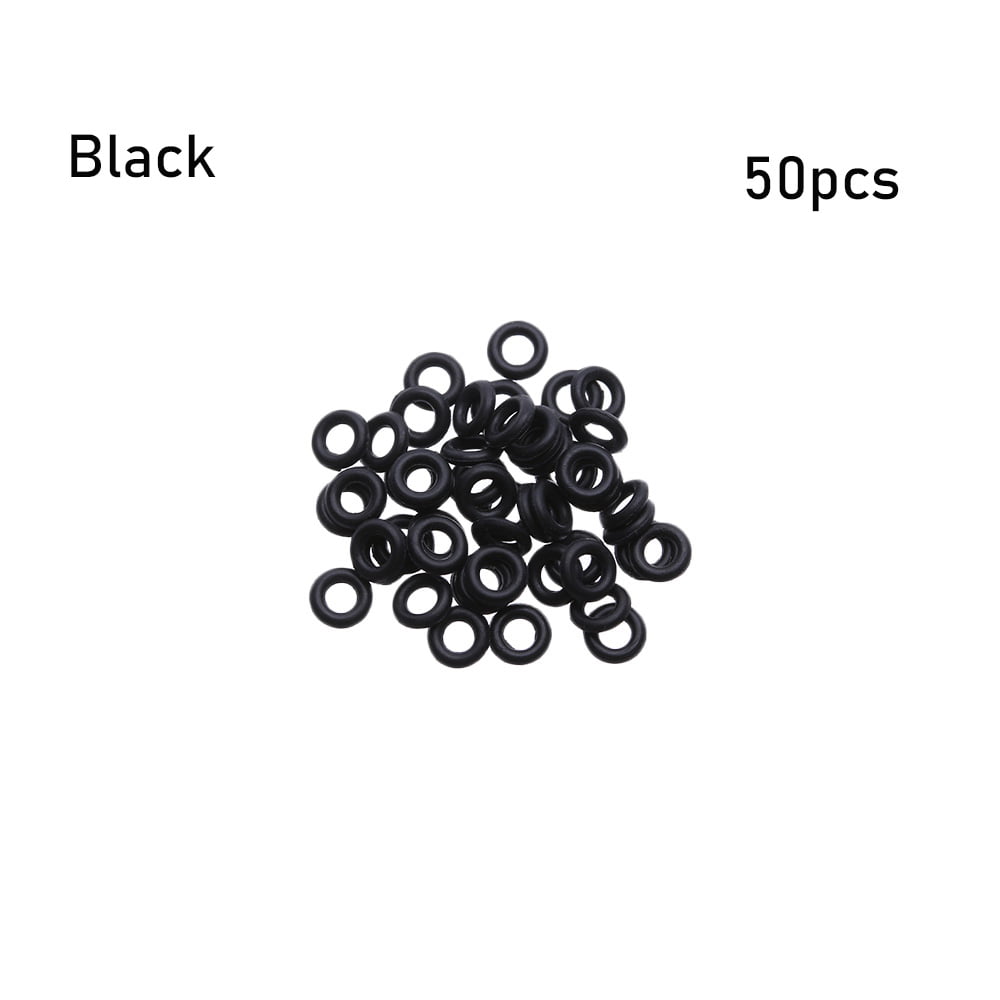 100X Hunting Rubber O Ring Black Washer Flights Darts Arrow Tips Accessories Kp 