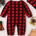 thumbnail image 4 of Lovskoo Infant Baby Boy Girl Clothes Soft Warm Pajamas Children's Christmas Holiday Birthday Gift Long Sleeve Onesie Red, 4 of 7