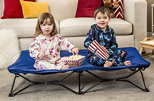 Includes Fitted Sheet .1 Pack Regalo My Cot Portable Toddler Bed Blue