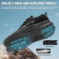 thumbnail image 4 of OrthoComfoot Men's Wide Orthopedic Plantar Fasciitis High Arch Support Shoes: Comfortable Trail Running Shoes for Walking & Hiking, Orthotic Tennis Sneakers for Flat Feet and Foot Pain Relief, 4 of 9