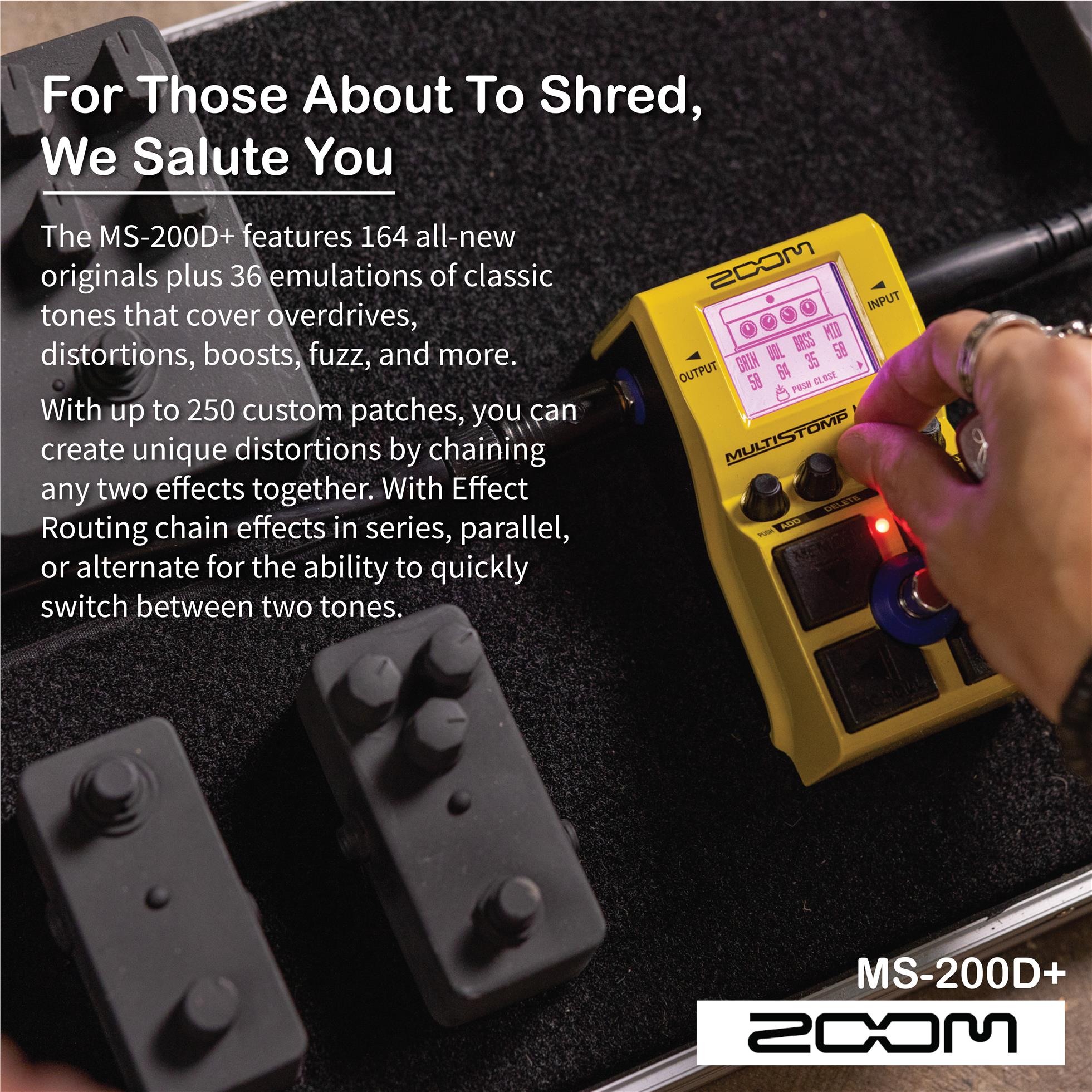 Zoom Multistomp Drive Pedal Bundle