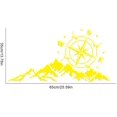 thumbnail image 3 of Car Sticker Hood Decal Compass Tree Mountain Reflective Auto Stickers Car Window Door Decal Sticker Decoration Rear Window Decal For Car Side Sticker, 3 of 8