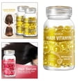 thumbnail image 1 of Tratamiento Anti Encrespamiento Cabello Suave Y Cápsula Esencia Argan Aceite de Aguacate Acondicionamiento - dorado Yinane tratamiento capilar suero capilar, 1 of 8