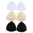 thumbnail image 2 of 6Pairs Removable Bra Pads Inserts Women's Comfy Sports Cups Bra Insert for BIkini Top Swimsuit, 2 of 5