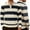 A-Navy90, variant on XIAOCHA Mens Striped Polo Shirt Long Sleeve Half Zip Top Classic Casual Rugby Pullover