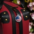 thumbnail image 2 of Betsy Ross 1776 American Flag Jacket Handbag Purse Luggage Backpack Zipper Pull Charm, 2 of 4