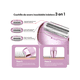 thumbnail image 3 of Depiladora Eléctrica Recargable Afeitadora Rosa Uso Seco, 3 of 4