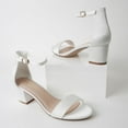 thumbnail image 5 of J. Adams Daisy Sandals, Ankle Strap Block Heel Block Heel Open Toe Shoes, Comfortable and Stylish Women Heel, 5 of 7