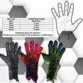 thumbnail image 4 of Guantes de portero de fútbol, guantes de protección para portero de fútbol, agarre fuerte, látex grueso, protector profesional para niños y adultos, 4 of 5
