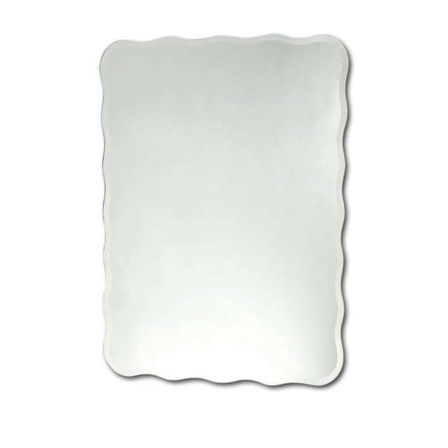 Chloe Lighting CH7M007SV24-FRT Rangley Large Frameless Wall Mirror - 24 x 32 in.