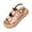 Pink, variant on Women's Sandals Comfort Slides with Arch Support Non-Slip Lightweight Breathable Foam Slip-on Flat Beach Sandals with Adjustable Buckle Walking Shoes Black 6.5 Wide
