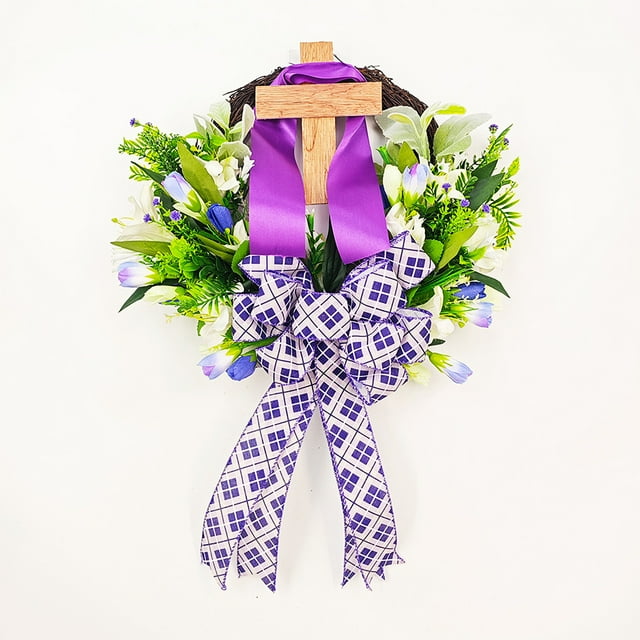 ABPWLY Easter Wreath Wreath Spring Wreath Wreath Door Wreath Door Hanging Decoration Clearance Home Essentials Canada Days Home Goods St. Patrick's Day