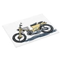 thumbnail image 2 of ZNDUO Absorbent Dish Drying Mat, Microfiber Retro Classic Motorcycle Pattern Dish Drying Pad for Kitchen Counter, 24 x 18 Inch, 2 of 8