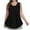 Black, variant on Womens Plus Size Tank Top Casual Summer Tops Fashion Casual Large Size Solid Round Neck Sleeveless Fold Blouse Tank Top