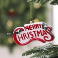 thumbnail image 4 of Plastic Christmas Hanging Pendants Xmas Tree Wreath Mailbox Plane Drop Ornaments Craft Multicolor Xmas Tree Decorations, 4 of 5