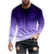 thumbnail image 2 of Blusas y camisas de manga larga con cuello redondo para hombre, blusa informal con estampado de cuello redondo y manga larga para hombre, 2 of 5