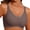 Grey, variant on Womens Wireless Bras V Mesh Comfortable Bralette Supportive Tshirt Bra No Underwire Seamless Push Up