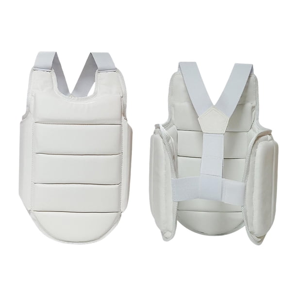 Protector de pecho para karate,Protector de pecho para karate,protector de pecho,Muay Thai Taekwondo Boxeo Protección Protectora,Chaleco protector de costillas,equipo de protección S