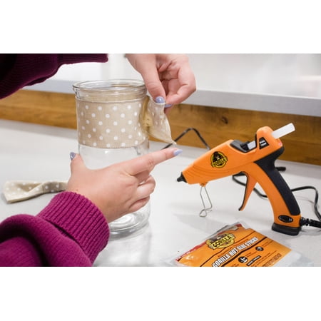 Gorilla Glue Orange and Black Dual Temp Full-Size Hot Glue Gun