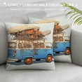 thumbnail image 3 of Nawypu  Happy Camper Pillow，Pillow Cover, Camper Gifts,Camper Decorations，Best Gifts for rv Owners,Happy Camper Decor, rv Decorations，Gifts for Campers, 3 of 5
