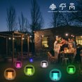 thumbnail image 2 of Piscina al aire libre Luz solar 6500K Piscina Luz RGB Vela Desea bolas solares Hugtrwg Para estrenar, 2 of 9