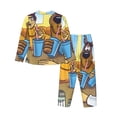 thumbnail image 2 of Lsque Scooby-Doo Pattern Long Sleeve Pajama Set for Women - Soft 2-Piece Sleepwear and Loungewear Set with Pockets, Comfy Nightwear, 2 of 8