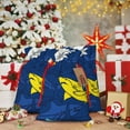 thumbnail image 6 of Pofeuu Cartoon Shark Print Burlap Bags with Drawstrings Drawstring Gift Bags Pouch Bag for Thankgiving Birthday Party Gift Wrapping Treats and Party Favors-Small, 6 of 9