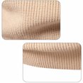 thumbnail image 6 of Babcutegg Big and Tall Mens Quarter Zip Sweater Stand Collar Color Block Knit Pullover Casual Fall Winter Top Size 4XL, 6 of 7