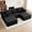 Black, variant on Reliancer Cloud Sectional Couch with L Shaped Chaise, 96.8" Modern Modular Sofa with 5 Pillows, Boneless Corduroy Upholstered Deep Seat Couches for Living Room Bedroom, Dark Gray, Right