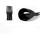 thumbnail image 3 of Salón de peluquería Secador de pelo Difusor Cubierta de viento Peine Accesorio Boquilla Plástico negro Agarre doble Diámetro de 4,2-4,5 cm (negro), 3 of 4