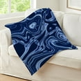 thumbnail image 4 of CafePress - Nautical Beach Ocean Waves - Soft Fleece Throw Stadium Blanket, 30"x40", 4 of 4