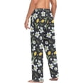 thumbnail image 6 of FREEAMG Cute Flower Pajama Pants for Men, Men's Separate Bottoms, Comfortable Sleep Lounge Pj Pants, 6 of 7