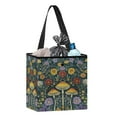 thumbnail image 2 of Xixirimido Retro Mushroom Daisy Floral Print Car Trash Bag Hanging, Garbage Bag and Water Resistant Trash Can for Car, Leakproof Trash Can for SUV Truck Car Accessories, 2 of 8