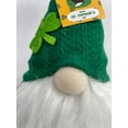 thumbnail image 2 of Saint Patrick’s Day Plush Gnome with Fuzzy Pom Pom Hat, 2 of 5