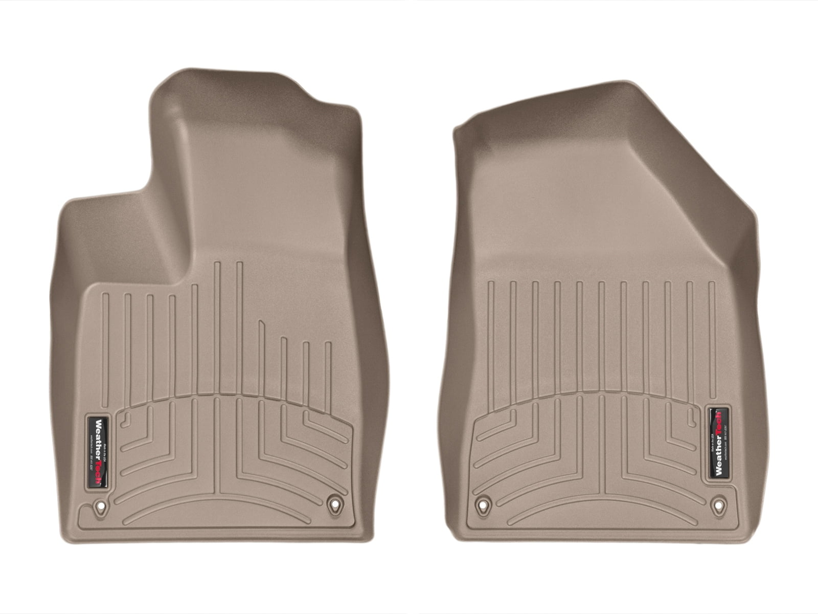 WeatherTech Custom Fit Front FloorLiner for Mazda CX-9 (Black), Floor Mats - Canada