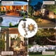 thumbnail image 4 of Campanillas de viento solares EASYBUY, luces LED cálidas para exteriores, color bronce, 4 of 6